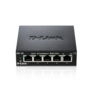 Switch D-Link 5P 10/100 Metallic (DES-105)
