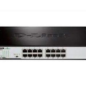 Switch D-Link 16xRJ45 GbE Rack Metal Negro (DGS-1016D)