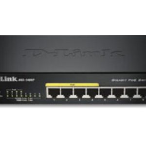 Switch D-Link 8xRJ45 GbE PoE Negro (DGS-1008P)