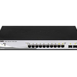 Switch D-Link 8xRJ45 GbE 2xSFP Rack Negro (DGS-1210-10)