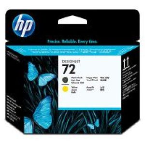 Cabezal de Impresión HP 72 Negro Mate/Amarillo (C9384A)