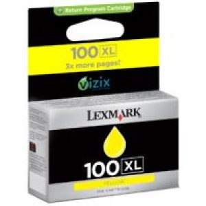 Tinta Lexmark 100XL Amarillo (14N1071E)
