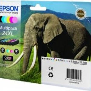 Tinta Epson 24XL Pack Negro/5 Colores (C13T24384011)