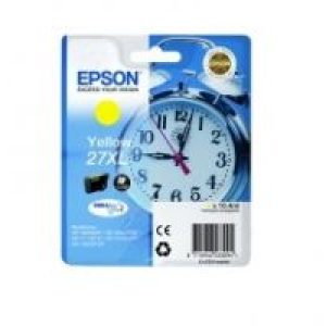 Tinta Epson 27XL Amarillo 10.4ml 1100 pág(C13T27144012)
