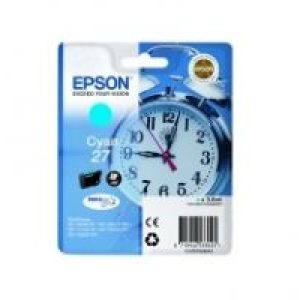 Tinta Epson 27 Reloj Cian 3.6ml 300 pág (C13T27024012)