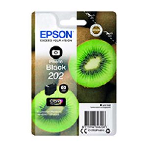 Tinta Epson 202 Kiwi Negro Photo 4.1ml (C13T02F14010)