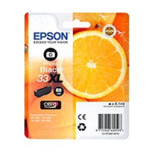 Tinta Epson 33XL Negro Photo 8.1ml (C13T33614012)