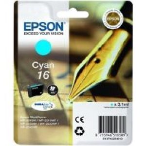 Tinta Epson 16 Pluma Cian 3.1ml 165 pág (C13T16224012)