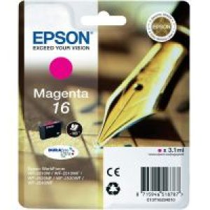 Tinta Epson 16 Pluma Magenta 3.1ml (C13T16234012)