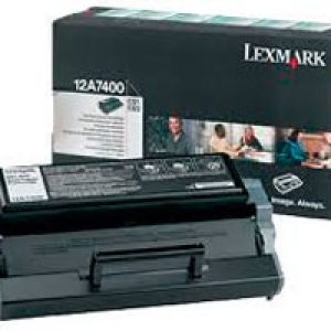 Toner Lexmark Laser Negro 3000 páginas (12A7400)