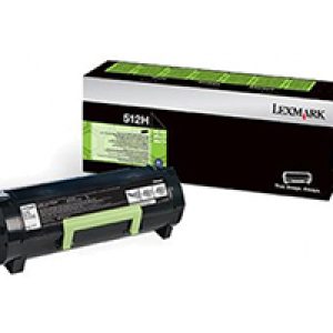 Toner Lexmark Laser 512H Negro 5000 páginas (51F2H00)