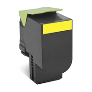Toner Lexmark Laser 802SY Amarillo 2000 pág (80C2SY0)