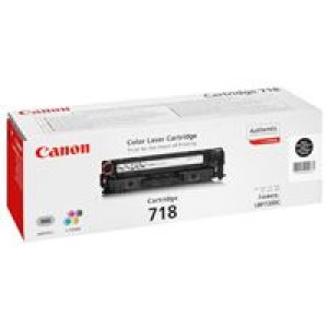 Toner Canon Laser 718BK Negro 3400 páginas (2662B002)