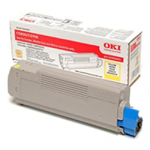 Toner OKI Laser Amarillo 5000 páginas (43324421)