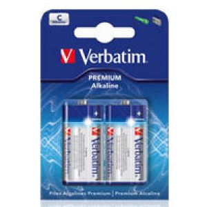 Pilas alcalinas LR14 Verbatim (pack 2) (49922)