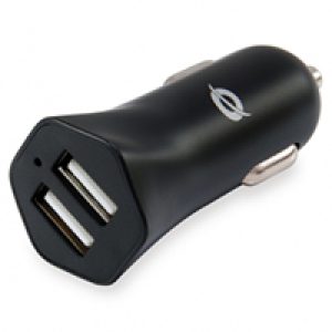 Cargador Coche CONCEPTRONIC 2Usb-A 12W (CARDEN03B)