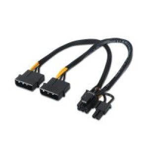 Nanocable Molex (8-pin) a 2xMolex (4-pin) (10.19.1201)