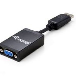 Adaptador EQUIP DP/M a VGA/H 0.15m Negro (EQ133435)