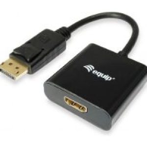 Cable EQUIP DP/M a HDMI/H 0.2m Negro (EQ133438)