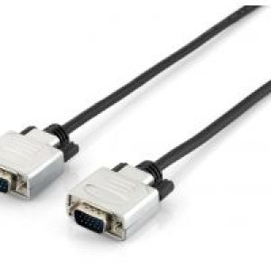Cable EQUIP VGA/M a VGA/M 1.8m Negro/Plata (EQ118860)