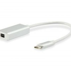 Cable EQUIP USB-C/M a Mini DP/H 0.15m Blanco (EQ133457)