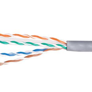 Cable EQUIP Cat.6 U/UTP AWG23 100m Gris (EQ404531)