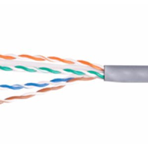 Bobina EQUIP Cat.6 U/UTP Rígido 305m Gris (EQ404532)