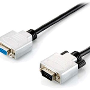 Cable EQUIP VGA/M a VGA/H 15m Negro/Plata (EQ118855)