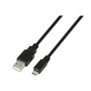 Nanocable USB-A/M a Micro USB-B/M 3m Negro (10.01.0503)
