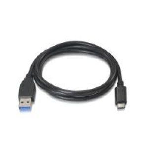 Nanocable USB-C/M a USB A/M 1m Negro (10.01.4001)