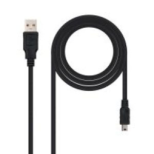 Nanocable USB-A/M a Mini USB-M 4.5m Negro (10.01.0405)