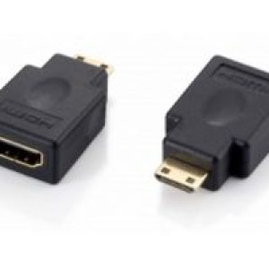Adaptador EQUIP HDMI A/M a HDMI C/H Negro (EQ118914)