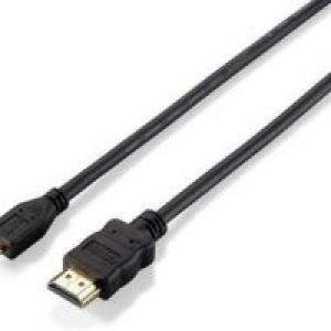 Cable EQUIP HDMI A/M a HDMI D/M 1m Negro (EQ119309)