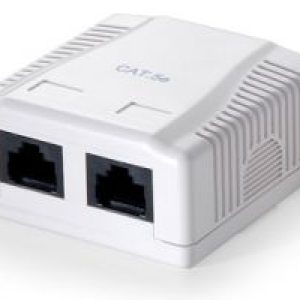 EQUIP Roseta superficie CAT.5e 2 Hembra RJ45 (EQ235112)