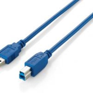 Cable EQUIP USB-A/M a USB-B/M 1.8m Azul (EQ128292)