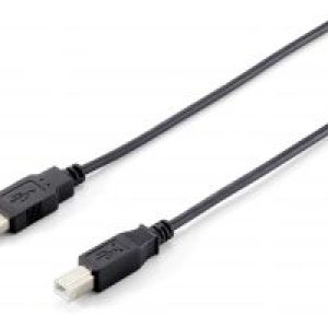 Cable EQUIP USB-A/M a USB-B/M 1m Negro (EQ128863)