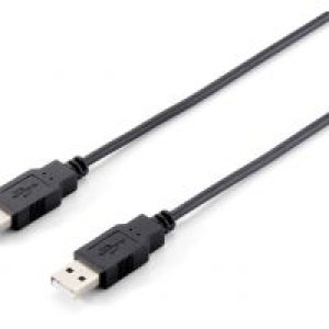 Cable EQUIP USB-A/M a USB-A/M 3m Negro (EQ128871)