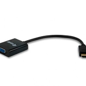 Cable EQUIP HDMI/M a VGA/H + 3.5mm 25cm (EQ11903607)