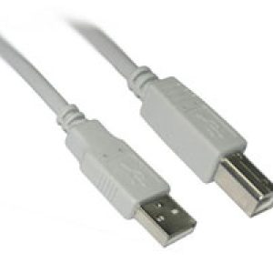 Nanocable USB-A/M a USB-B/M 3m Beige (10.01.0104)