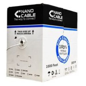Nanocable RJ45 Cat.6 UTP AWG24 305m Gris (10.20.0504)