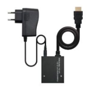 Nanocable HDMI/M a 2xHDMI/H 25cm Negro (10.25.3502)