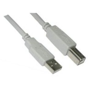 Nanocable USB-A/M a USB-B/M 1m Beige (10.01.0102)