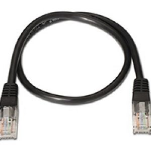 Nanocable RJ45 Cat6 UTP AWG24 0.5m Negro(10.20.0400-BK)