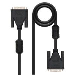 Nanocable DVI/M a DVI/M 5m Negro (10.15.0605)