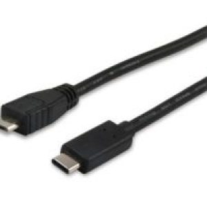 Cable EQUIP USB-C/M a mUSB-B/M 1m Negro (EQ12888407)