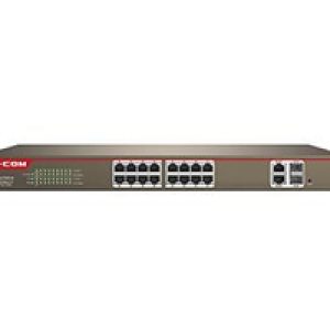 Switch IP-COM 16xRJ45 4xSFP PoE Negro (S3300-18-PWR-M)