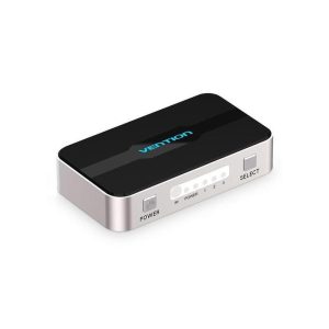 DUPLICADOR VENTION 4XHDMI HEMBRA – HDMI MACHO SILVER/BLACK