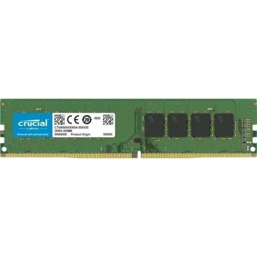 MEMORIA RAM 8GB CRUCIAL DDR4 3200MHZ TRAY