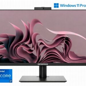 ORDENADOR ENTERPRISE AIO DOHA 24 I7 12700/16GB DDR5/SSD500GB/WIFI/WEBCAM/ERGO/3Y/W11PRO BLACK