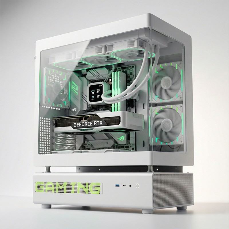 ORDENADOR GAMING N90 WHITE RGB I9 14900K/32 DDR5/2TB NVME/REF.LIQ/1050W/W11PRO - Imagen 2